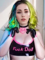 Latex Fuck Doll Bra and Panty Set