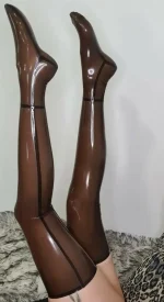 Classix Transparent Latex Stockings