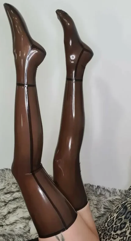 Classix Transparent Latex Stockings