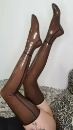 Classix Transparent Latex Stockings