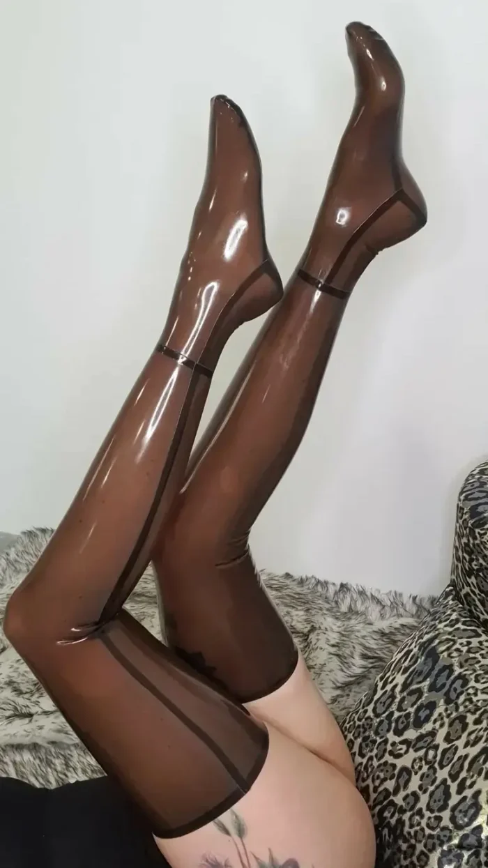 Classix Transparent Latex Stockings