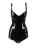 Latex bodysuit with Crotch Zip and Bust Cups