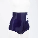 Latex Toeless Stockings with Black Band