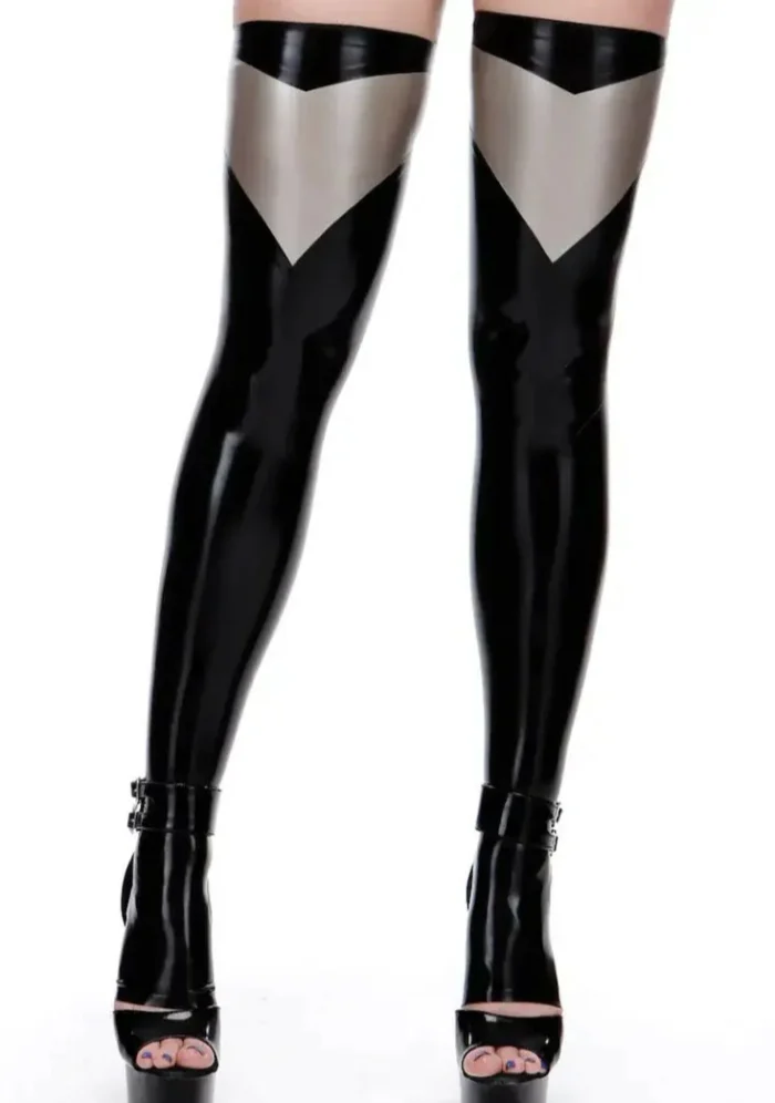 Latex Morgana Toeless Stockings