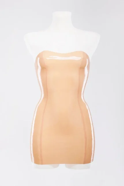Latex Strapless Dress