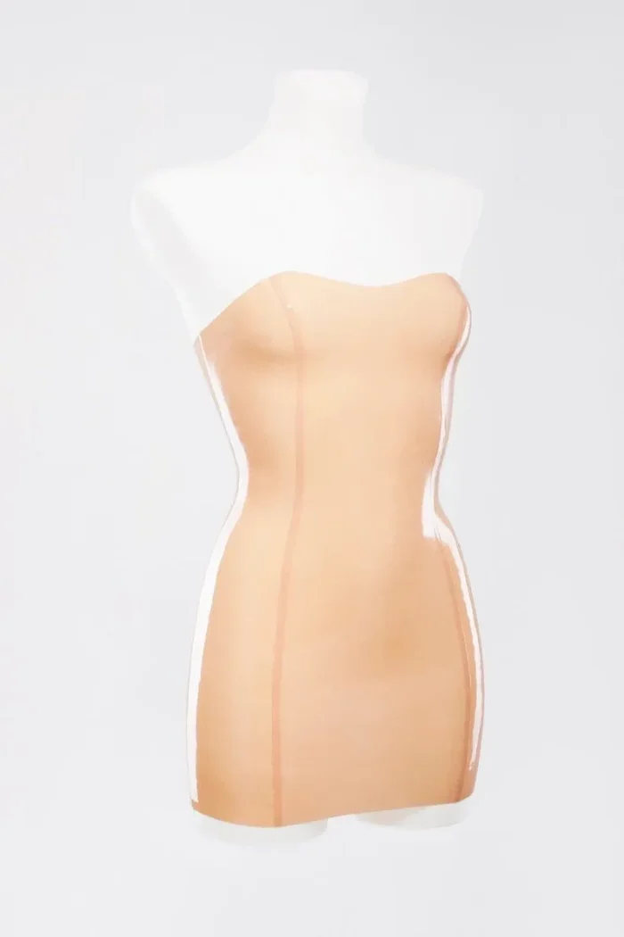 Latex Strapless Dress