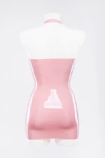 Halter Latex Dress with Molded Cups