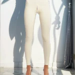Female High Waist Skinny Latex Legging