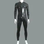 Long Sleeve Crew Neck Latex T-Shirt