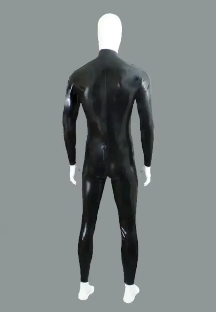 Front Zip Latex Full Catsuit