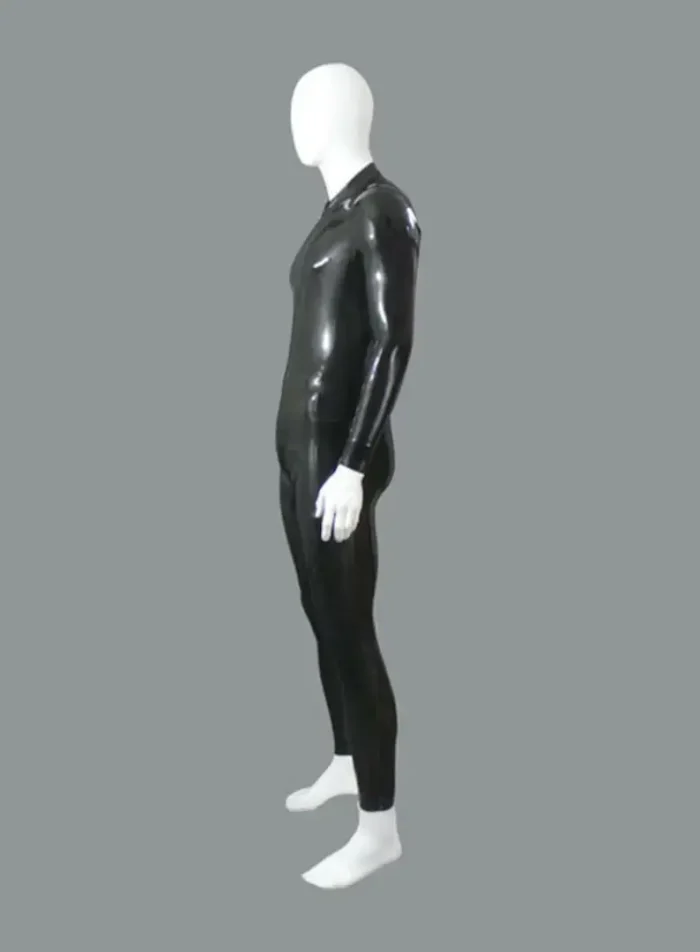 Front Zip Latex Full Catsuit