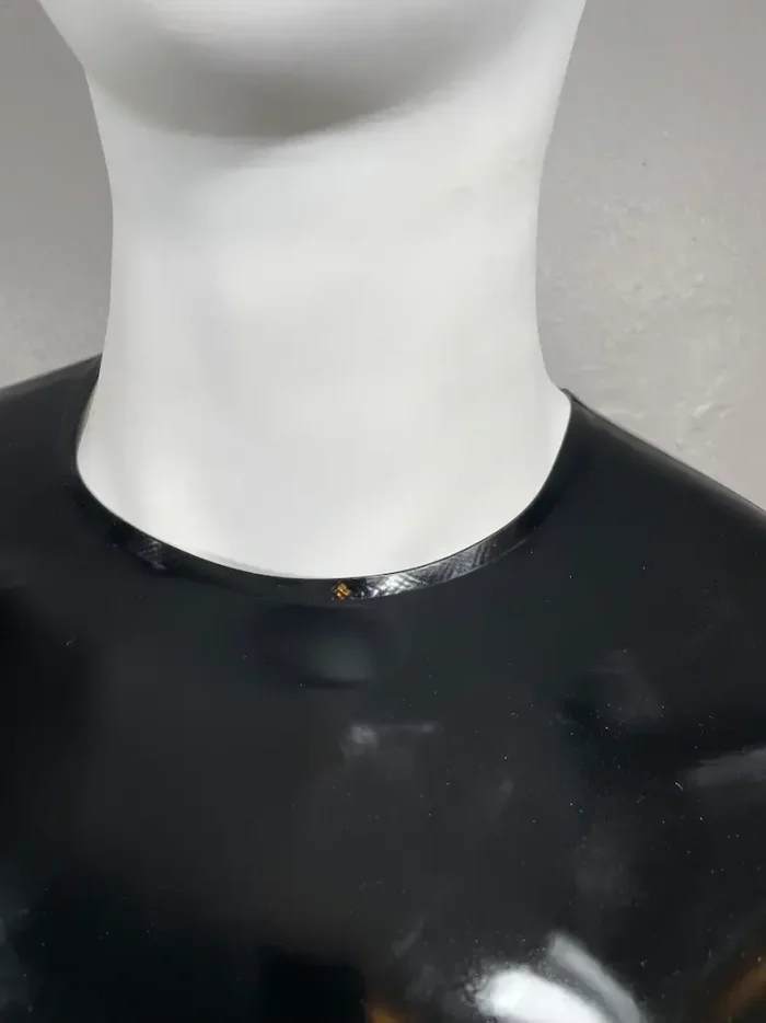 Long Sleeve Crew Neck Latex T-Shirt