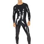 Long Sleeve Crew Neck Latex T-Shirt