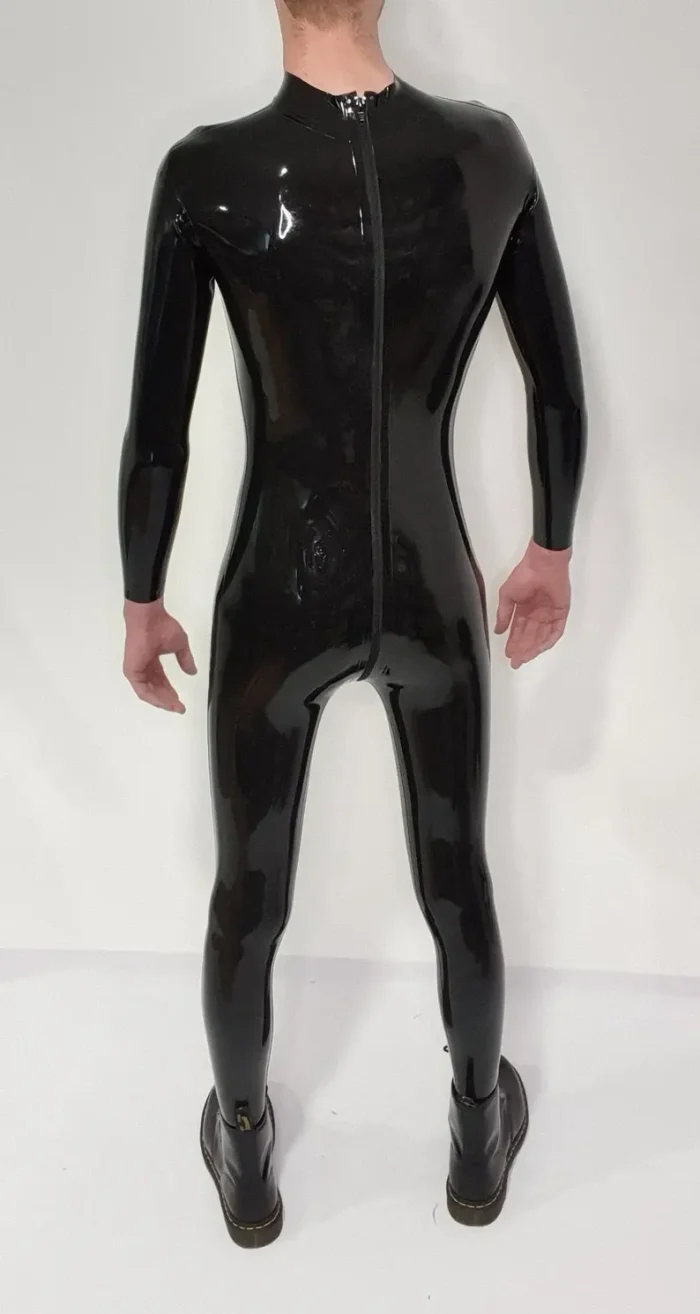 High Neck Latex Catsuit