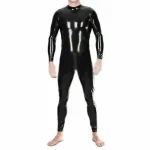 High Neck Latex Catsuit