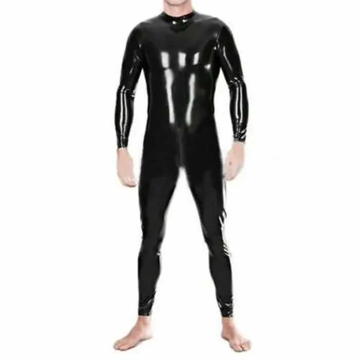 High Neck Latex Catsuit