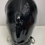 Latex Mask with Eye and Mouth Holes