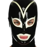 Latex Hood with Big Eyes and Panelling