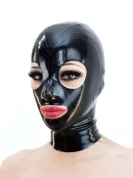 Latex Mask with Open Eyes and Mouth
