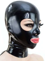 Latex Mask with Open Eyes and Mouth