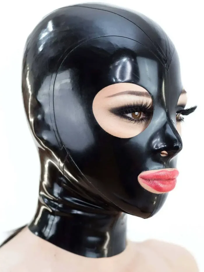 Latex Mask with Open Eyes and Mouth