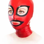 Latex Perforated Eyes and Translucent Face Hood