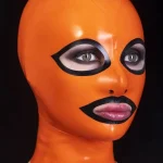 Full Closed Latex Hood with Mouth Condom