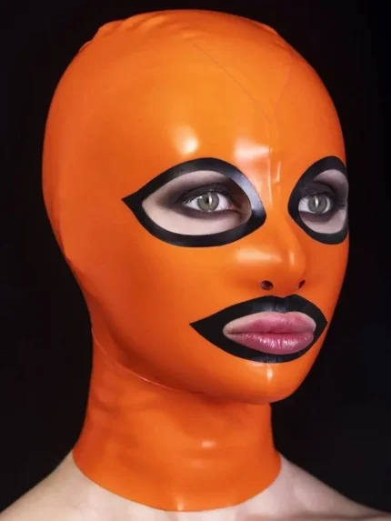 Latex Two Colors Standard with Zipper Hood