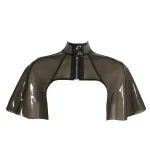 Black Latex Cat Mask Mouth Closed