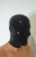 Latex Micro Perforated Holes Full Face Cover hood