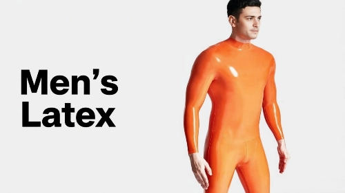 Mens latex clothing