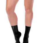 Latex Cut-Out Suspender Tights