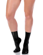 Female Latex Ankle Socks