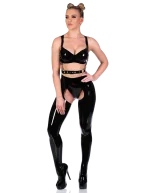 Latex Fetish Open-Crotch Tights