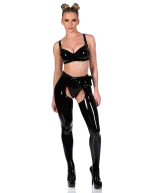 Latex Fetish Open-Crotch Tights