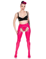 Latex Fetish Open-Crotch Tights