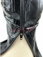 Sexy Latex Mask Hood with Ponytail