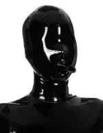 Full Enclosure Latex Mask with Air Tube