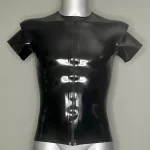 Latex Two-Tone Shorts For Men
