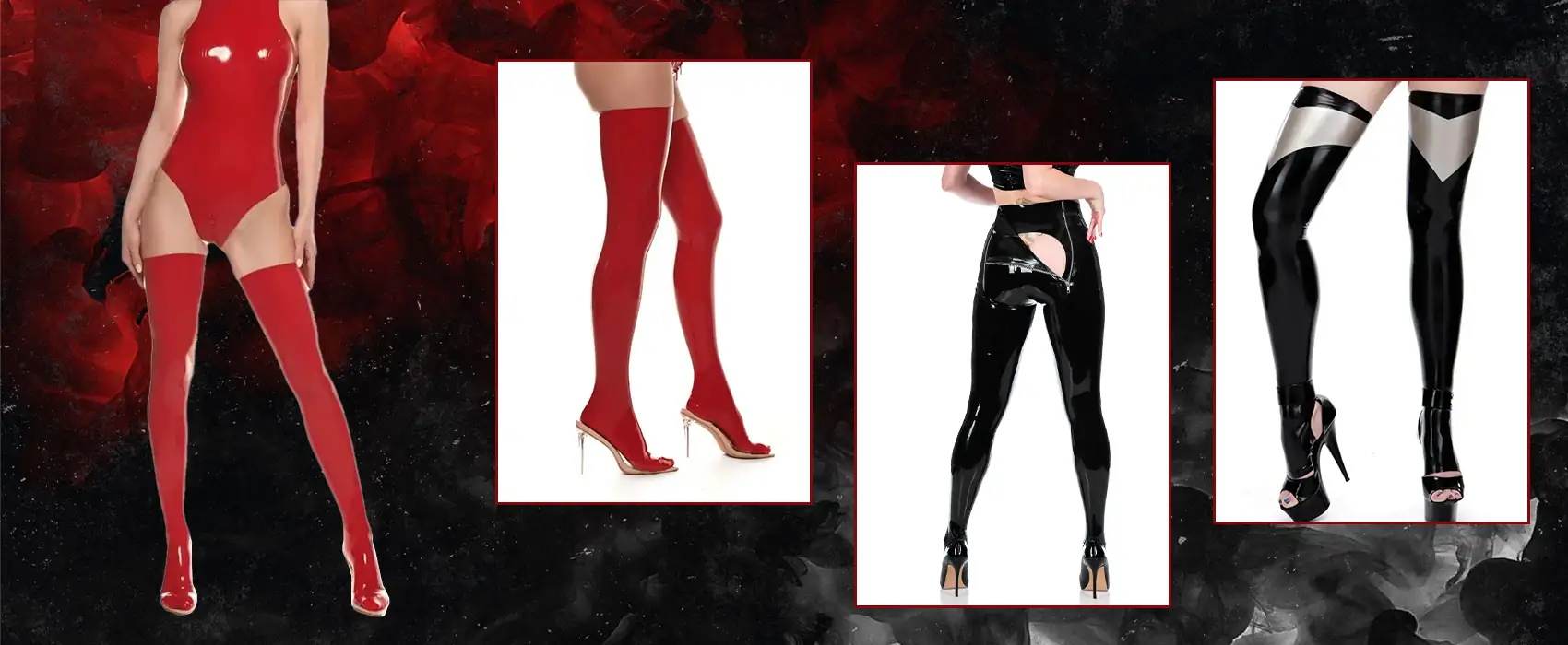 Latex Foot Fetish Stockings