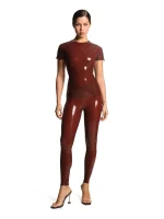 Latex t-shirt-ember-brown