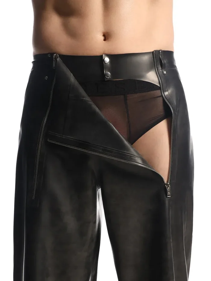 Latex pants-scout-black