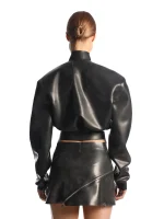 Latex bomber-jacket-jett