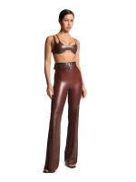 Latex pants-blaise-brown