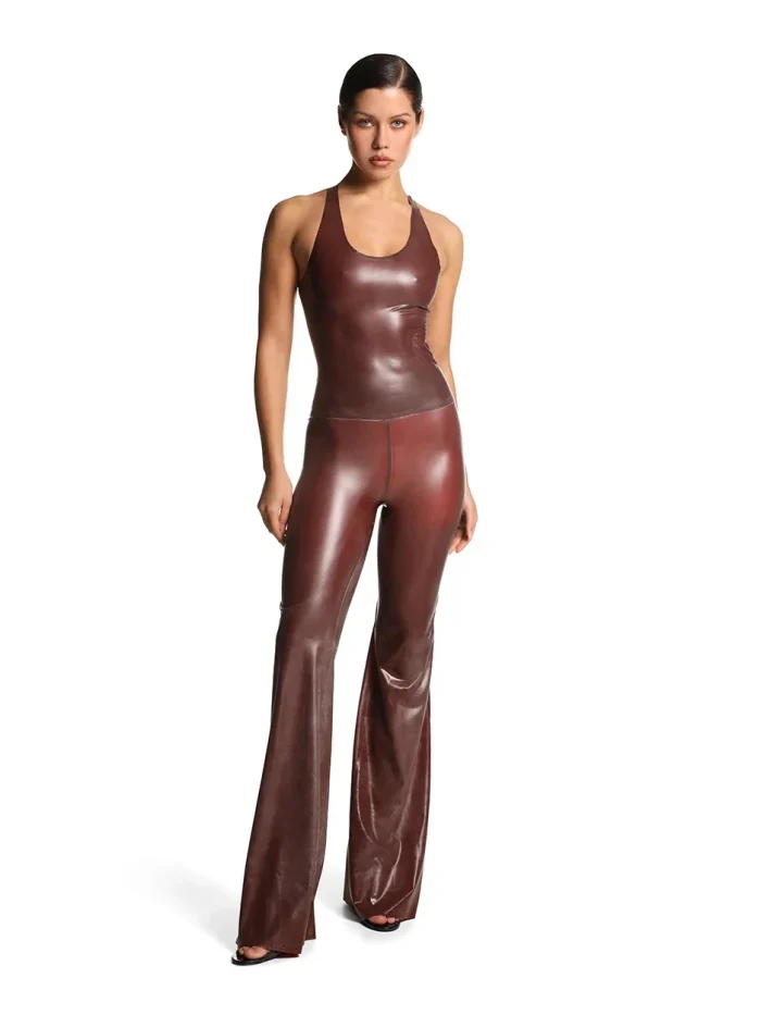 Latex pants-blaise-brown