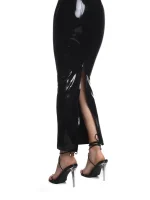 Latex dress-lyra-black
