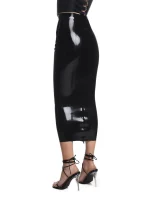 Latex skirt-amanda-black