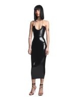 Latex skirt-amanda-black