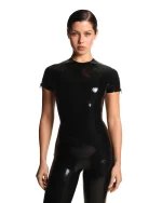 Latex t-shirt-ember-black