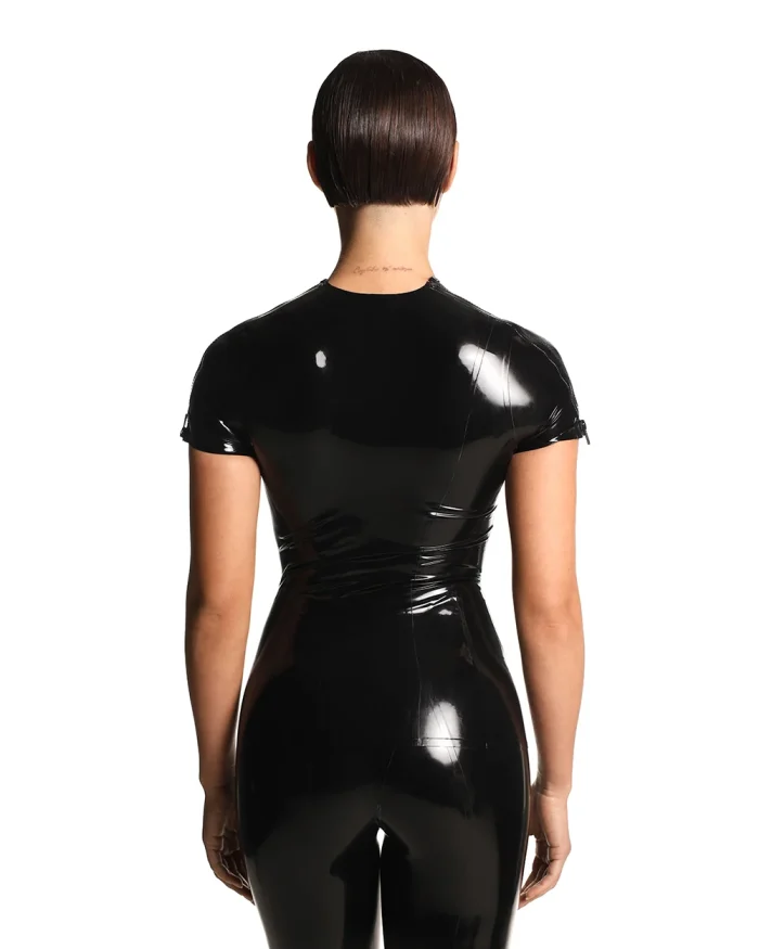Latex t-shirt-ember-black